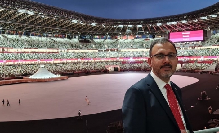 Bakan Kasapoğlu, Tokyo Olimpiyatları’nın açılışına katıldı