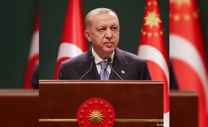 Cumhurbaşkanı Erdoğan: "Aşılarımızı olarak, bu sinsi tehdide karşı kendimizi korumaya almamız şarttır"