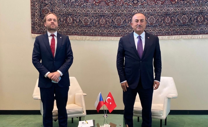 Dışişleri Bakanı Çavuşoğlu, Çekya Dışişleri Bakanı Kulhanek ile bir araya geldi