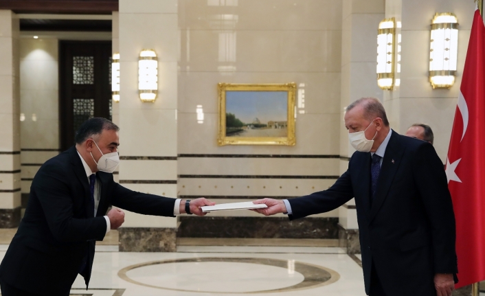 Cumhurbaşkanı Erdoğan, Azerbaycan Büyükelçisini kabul etti