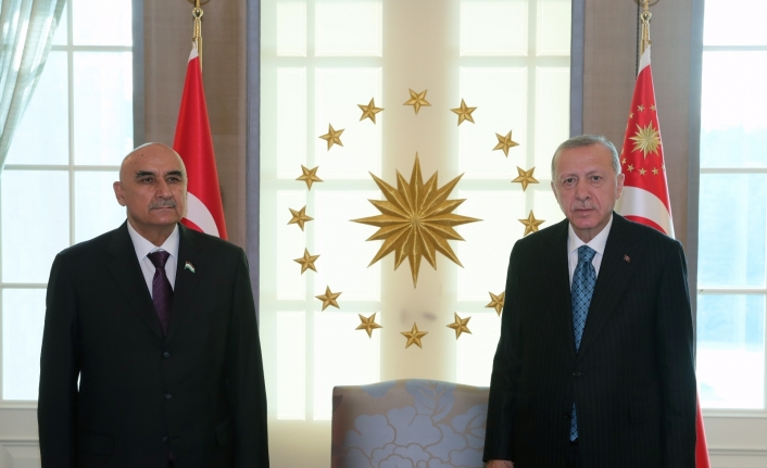 Cumhurbaşkanı Erdoğan, Tacikistan Meclis Başkanı Zokirzoda’yı kabul etti