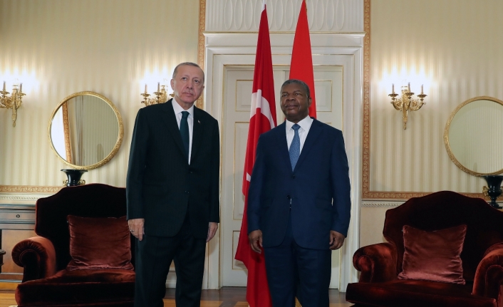Cumhurbaşkanı Erdoğan ve Angola Devlet Başkanı Lourenço baş başa görüştü