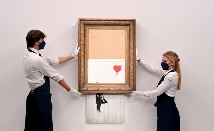 İngiliz sanatçı Banksy’nin eseri rekor fiyata alıcı buldu