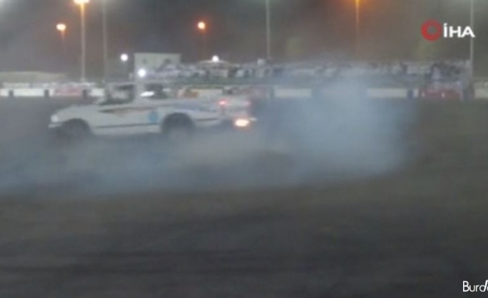Kuveyt’te drift yarışı düzenlendi
