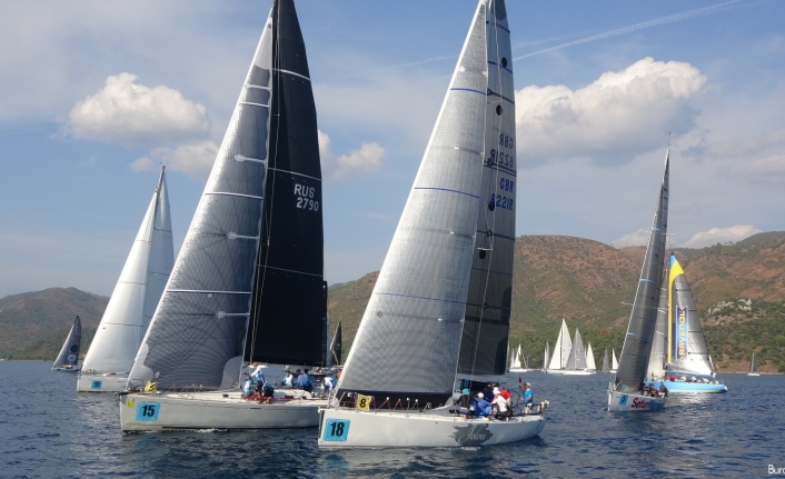 Marmaris Uluslararası Yelken yarışlarının ilk günü tamamlandı