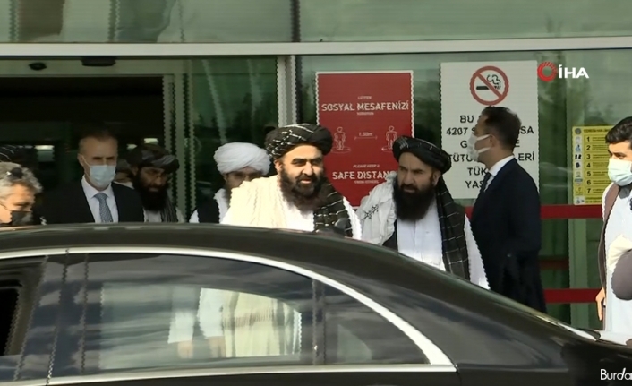 Taliban hükümetinin Dışişleri Bakan Vekili Emirhan Muttaki ve beraberindeki heyet Ankara’ya geldi