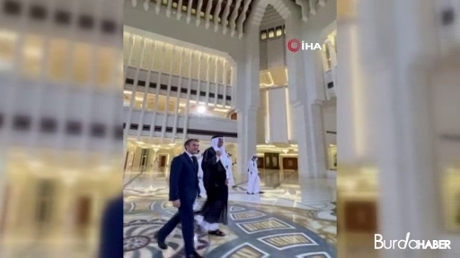 Fransa Cumhurbaşkanı Macron Katar’da