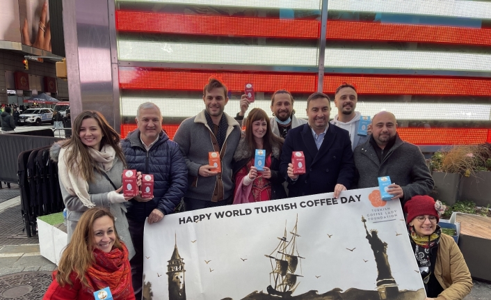 Türk Kahvesi günü, Times Meydanı’nda kutlandı