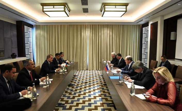 Azerbaycan Dışişleri Bakanı Bayramov, mevkidaşı Lavrov ile görüştü