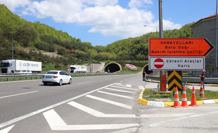 Bolu Dağı Tüneli’nin İstanbul yönü 35 gün trafiğe kapatılacak
