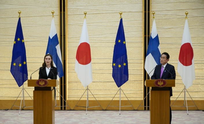 Japonya Başbakanı Kishida, Finlandiya Başbakanı Marin ile görüştü