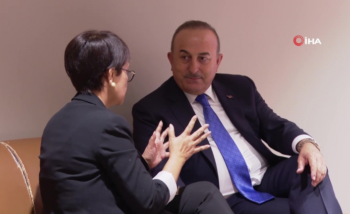 Dışişleri Bakanı Çavuşoğlu, Endonezya Dışişleri Bakanı Marsudi ile görüştü