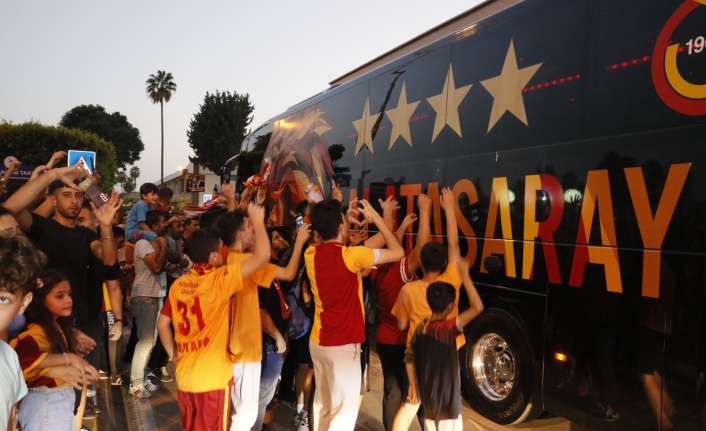Galatasaray, Adana Demirspor maçı için Adana’ya geldi