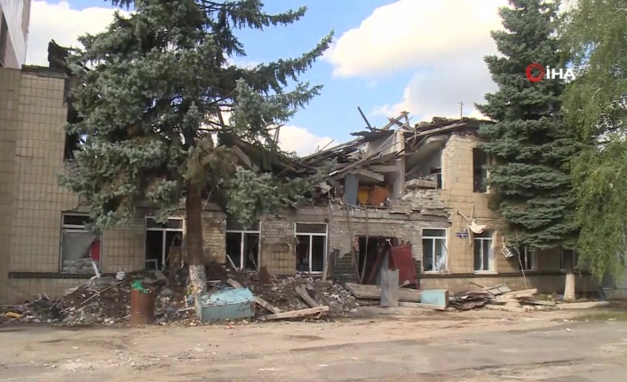 Ukrayna’nın İzyum kentinde polis merkezindeki işkence odaları görüntülendi