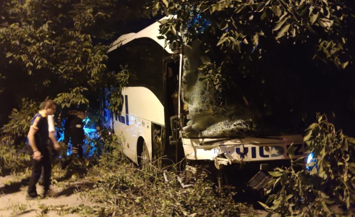 Yolcu otobüsüyle kamyonet çarpıştı: 2 ölü, 8 yaralı