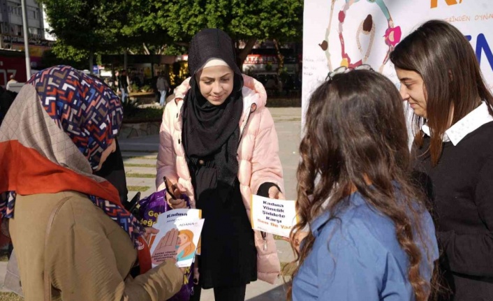 Adanalılar binlerce mesajla "kadına karşı şiddete hayır" dedi