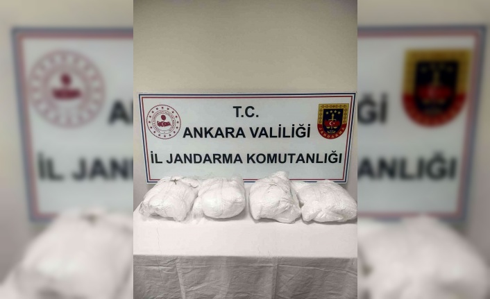 Ankara’da piyasa değeri 20 milyon lirayı bulan 40 kilo eroin ele geçirildi
