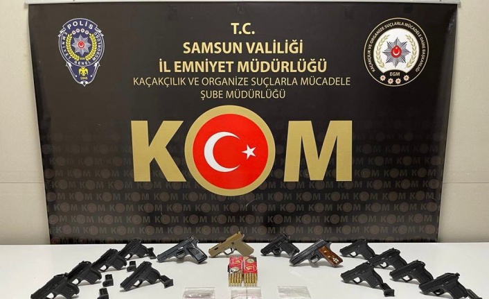 Samsun’da silah ticareti operasyonu: 6 gözaltı