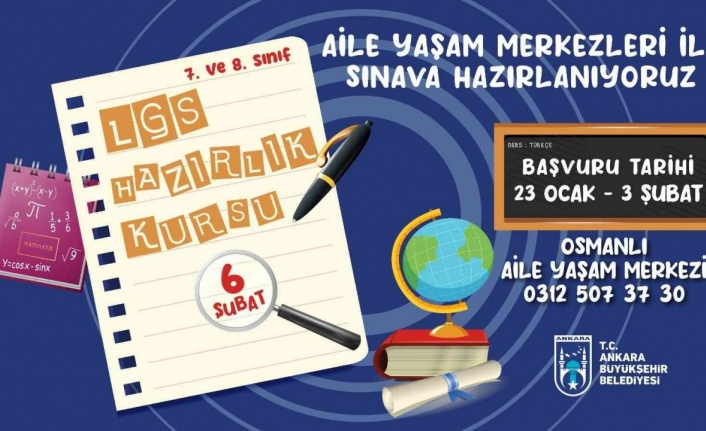 Ankara Büyükşehir Belediyesinden LGS VE YKS’ye hazırlık kursları