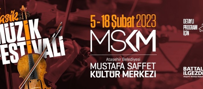 Ataşehir Belediyesi 5. Klasik Müzik Festivali başlıyor