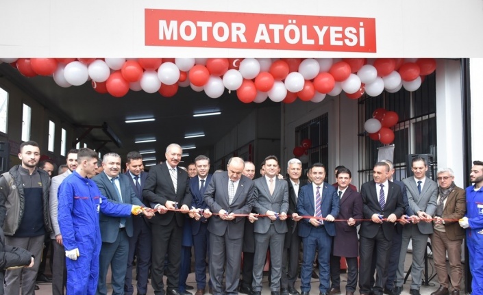 Çiftlikköy’de Motorlu Araçlar Teknolojisi Atölyesi açıldı