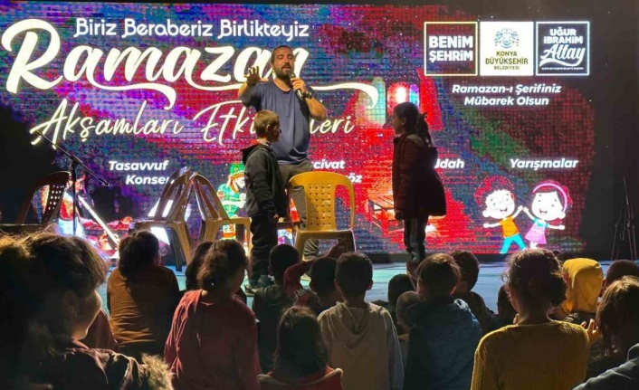 Konya Büyükşehir’in Hatay’daki Ramazan etkinlikleri depremzedelere moral oluyor