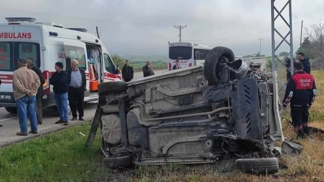 Burdur’da otomobil takla attı, sürücü hayatını kaybetti