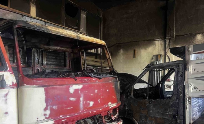 Nevşehir’de işyerinde çıkan yangında 1 kişi yaralandı, 3 araçta hasar oluştu