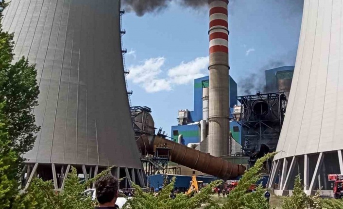 Afşin-Elbistan B termik santralindeki yangın kontrol altına alındı