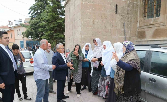 Başkan Büyükkılıç’a mahalle ziyaretlerinde yoğun ilgi