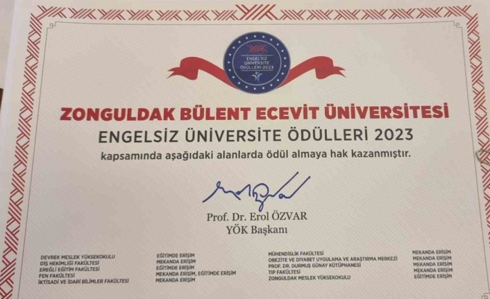 ZBEÜ Engelsiz Kampüs sıralamasında Türkiye’de ilk 5’te