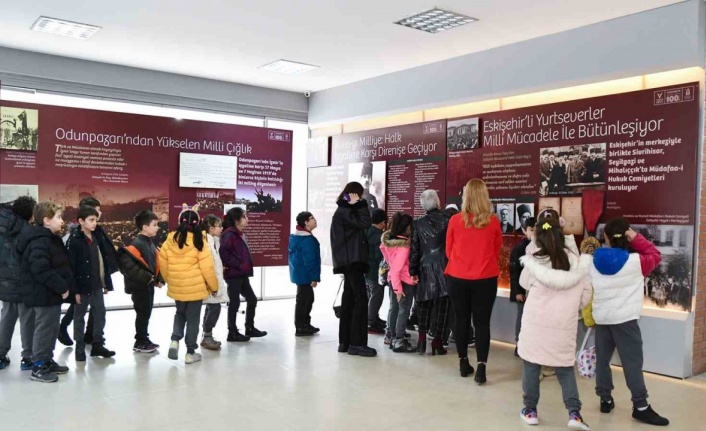 Ziyaretçilere milli mücadelede Eskişehir anlatıldı