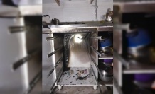 Elektrikten kaynaklı çıkan yangın, mutfağı kullanılmaz hale getirdi