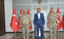 Jandarma İstihbarat Başkanı Tümgeneral Kavukcu, Vali Hacıbektaşoğlu’nu ziyaret etti