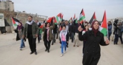 'Filistinli cesur kız' Temimi'ye destek gösterisine müdahale