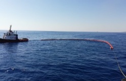 Akdeniz’de oluşan petrol kirliliğine karşı başlatılan temizlik çalışmalarında sona gelindi