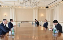 Aliyev, Gürcistan Dışişleri Bakanı Darçiaşvili’yi kabul etti