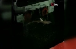 Haliç’te balıkçının oltasına köpek balığı takıldı