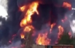 Ukrayna ordusu, Donetsk’teki petrol deposunu vurdu