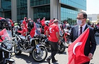 Bakan Kasapoğlu, motosikletçileri Gençlik ve Spor...