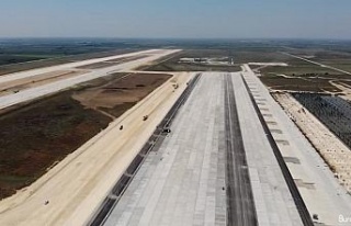 Çukurova Bölgesel Havalimanı havadan görüntülendi