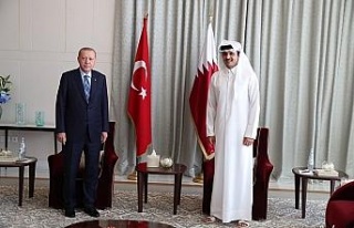 Cumhurbaşkanı Erdoğan Katar Emiri, Al Sani ile...