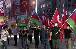 İstanbul’da Azerbaycan’a destek mitingi