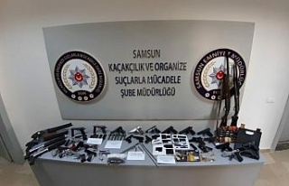 Samsun’da silah kaçakçılığı operasyonu: 24...