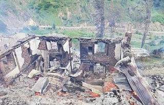 Yangında 40 ev kül oldu