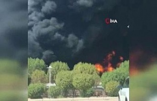 Kuveyt’te akaryakıt tankeri alev alev yandı