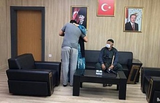 Mardin’de ailesine kavuşan teröristin babası...