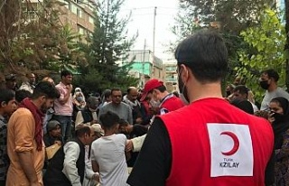 Türk Kızılay, Afganistan’daki 12 bin aileye kurban...