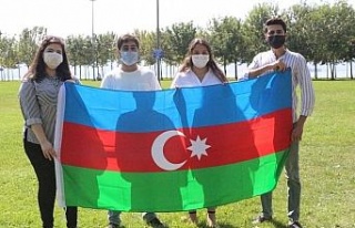 Azerbaycanlı öğrencilerden Ermenistan’a büyük...