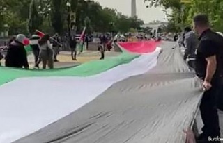 İsrail-BAE anlaşması Beyaz Saray etrafında protesto...